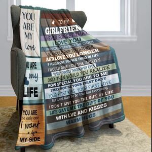 Gifts For Girlfriend Anniversary Valentine's Day Birthday 50"X60" Blanket Plush